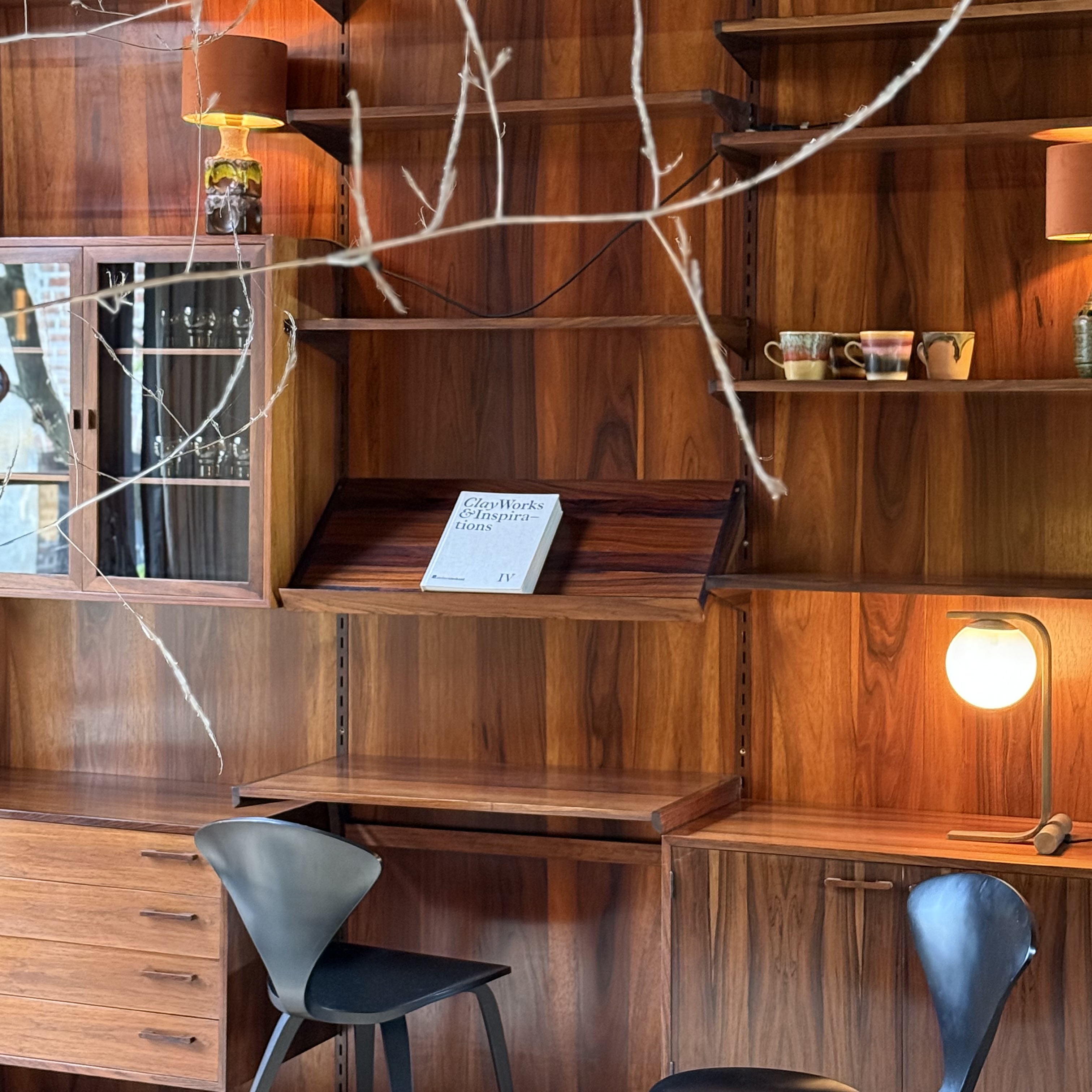 Meuble murale palissandre - Pièce Unique