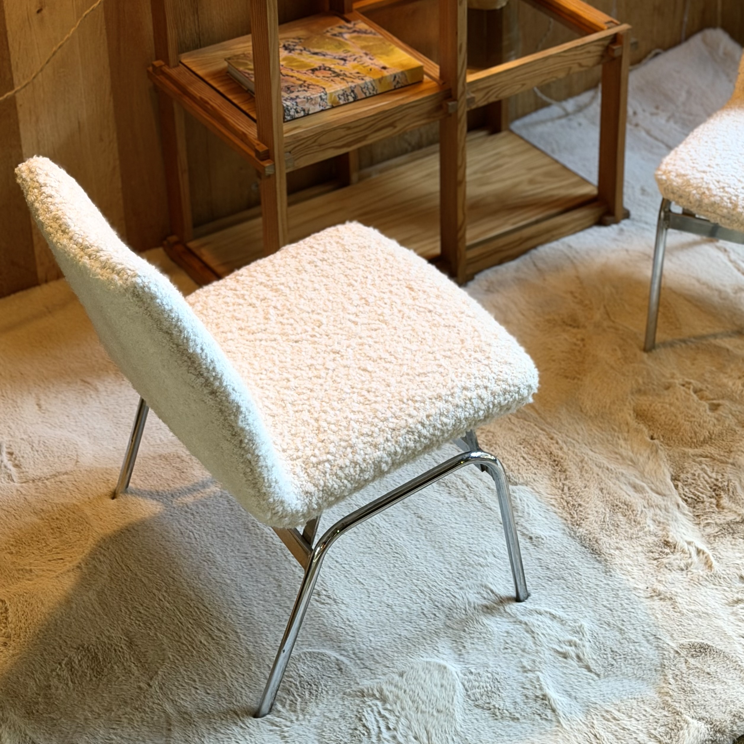 Paire de fauteuils chromé - Pièce Unique 2