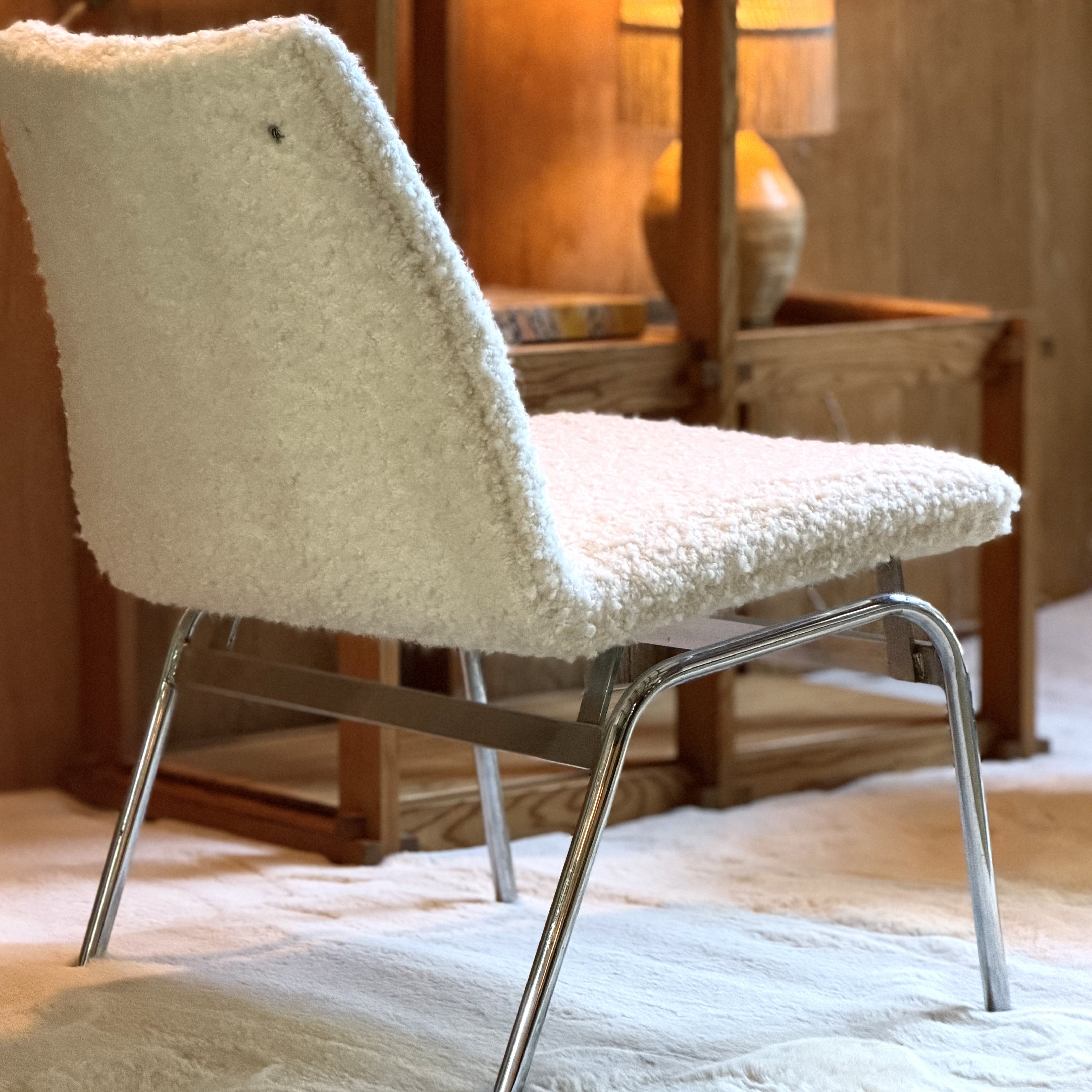 Paire de fauteuils chromé - Pièce Unique 3