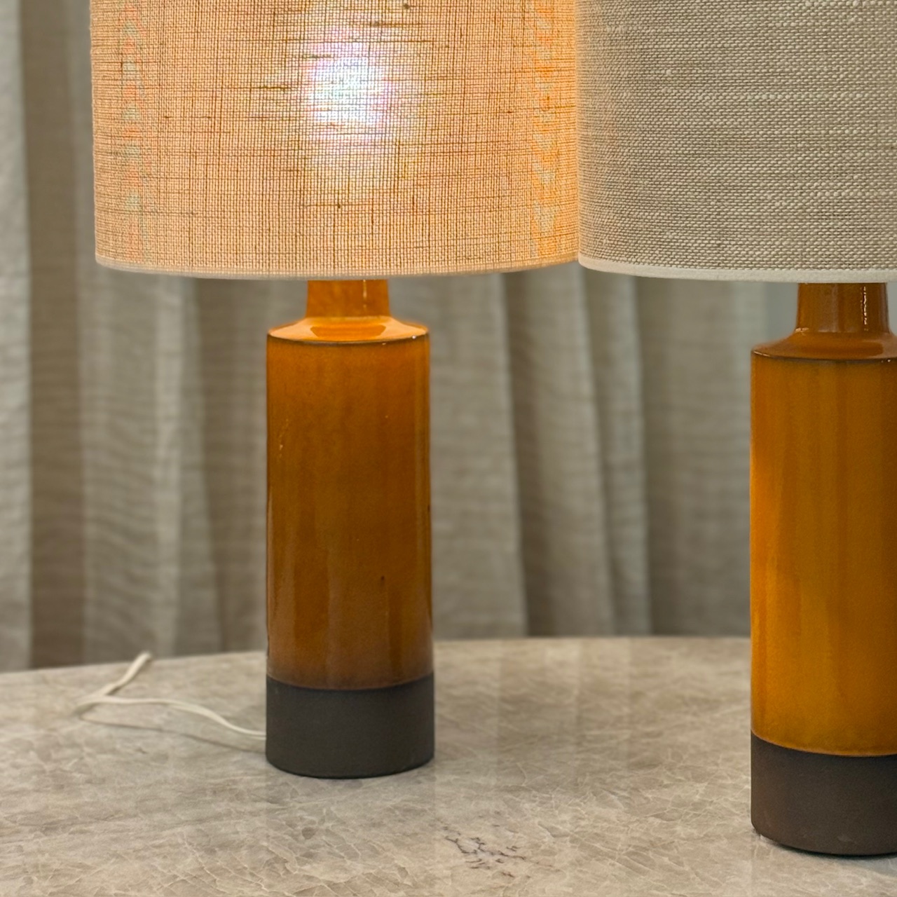 Paire de lampes céramique - Pièce Unique 1
