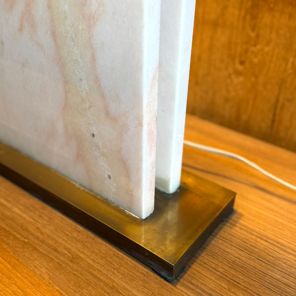 Lampe marbre - Pièce Unique 5