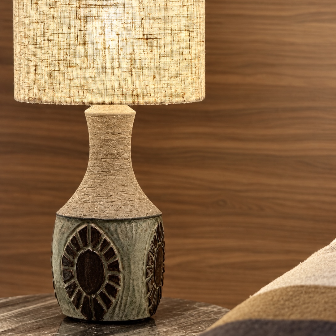 Paire de lampes en céramique - Pièce Unique 