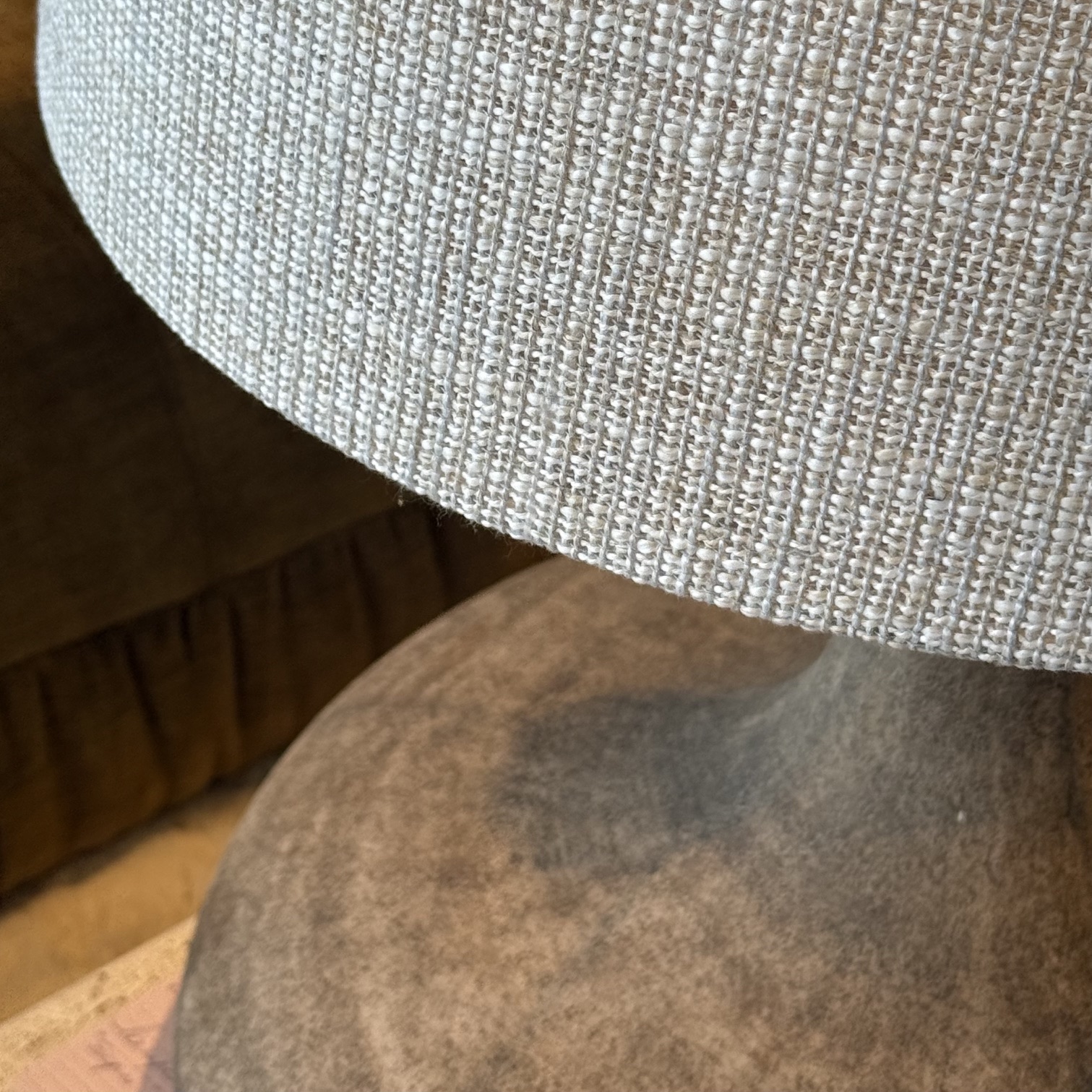 Lampe pierre beige - Pièce Unique 3