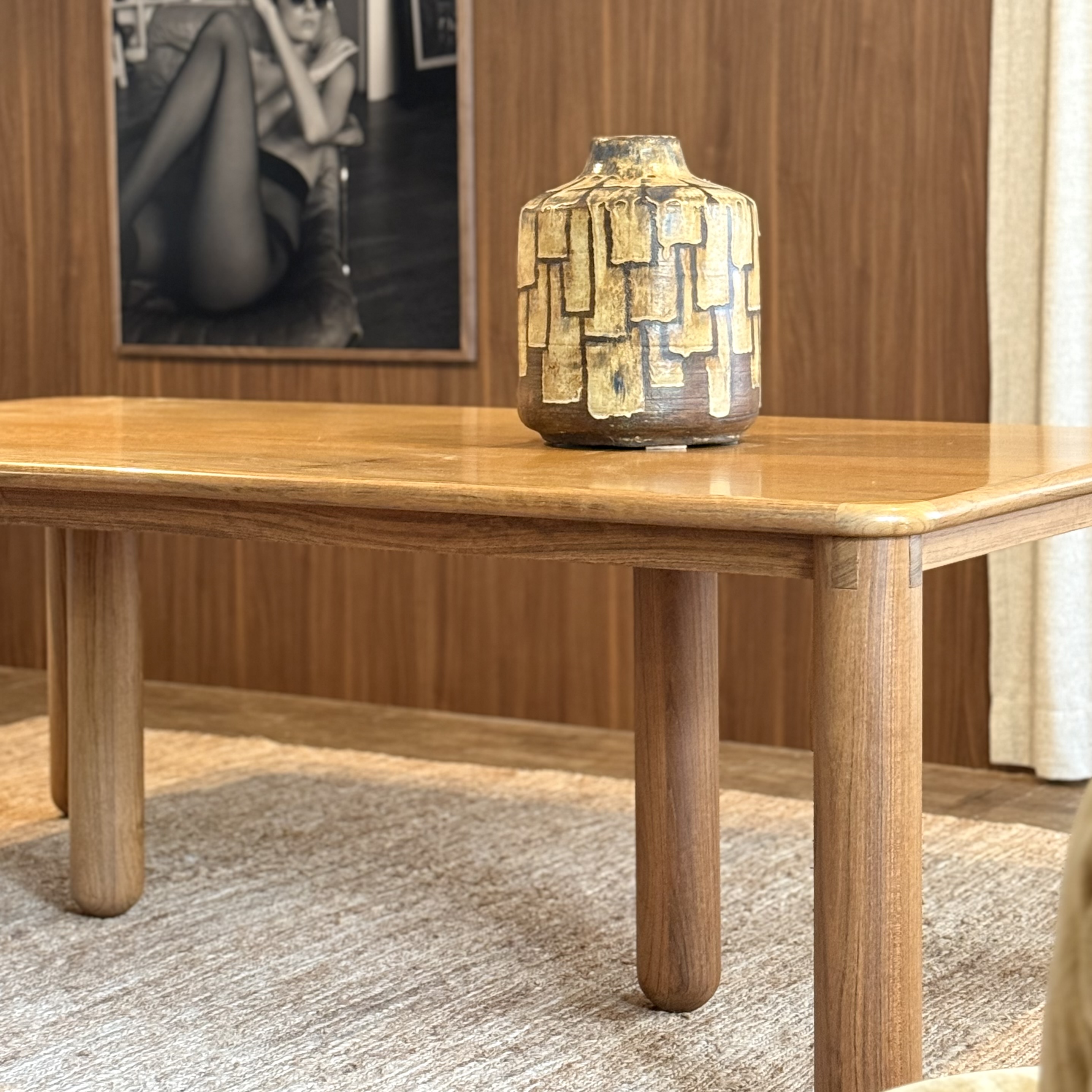 Table ronce de noyer - Pièce Unique 3