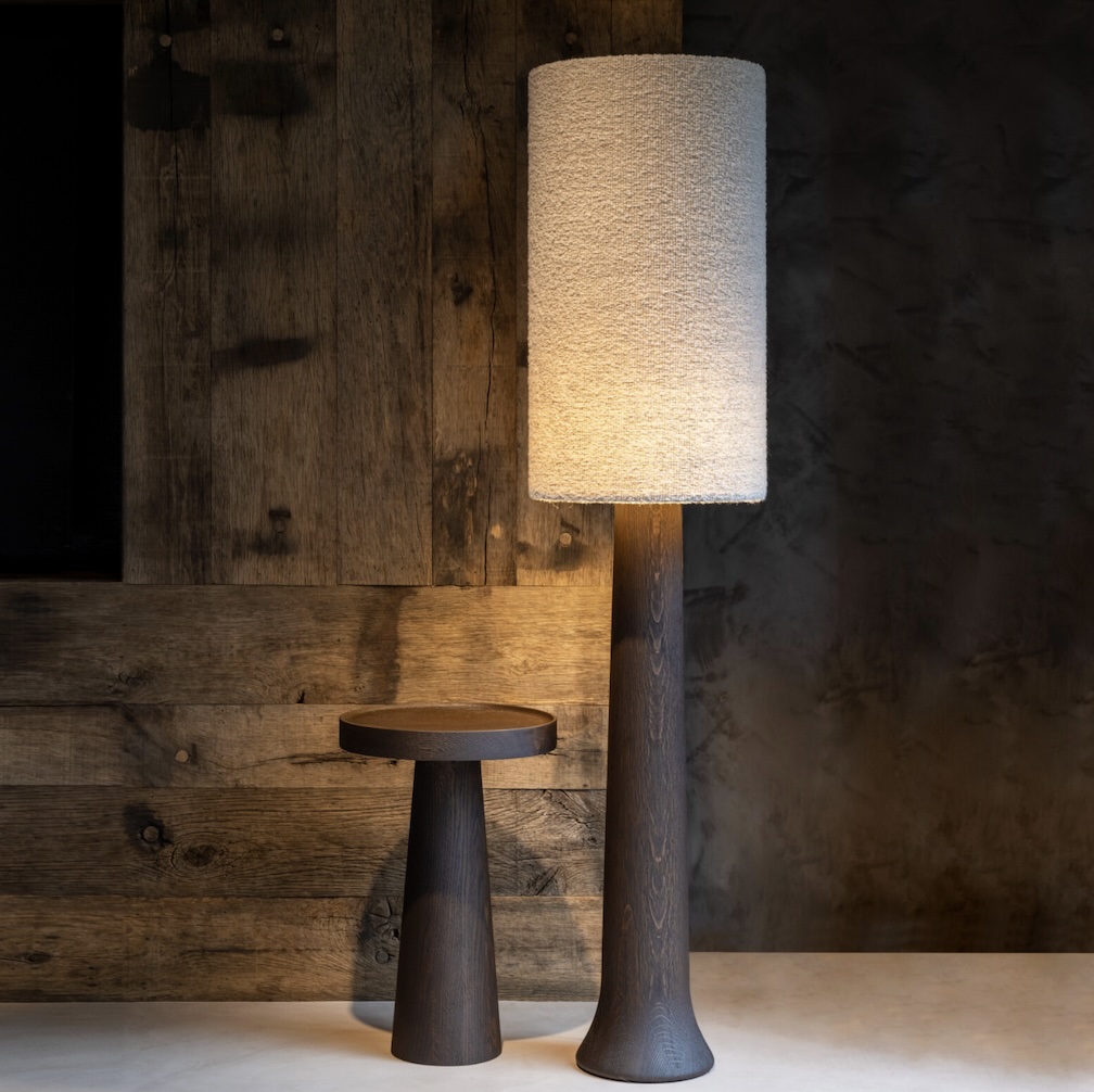Lampe haute bois massif 2