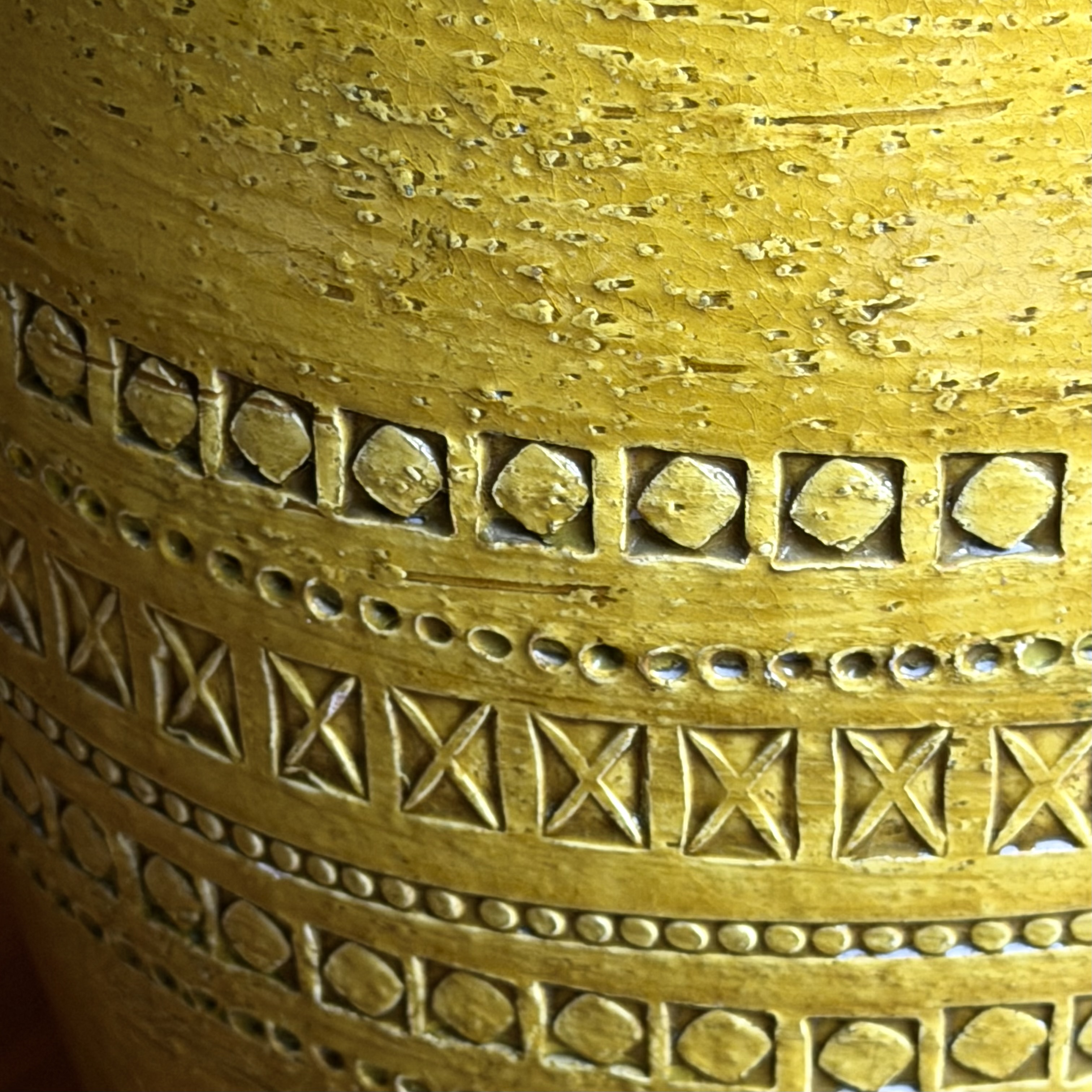 Lampe jaune céramique - Pièce Unique 4