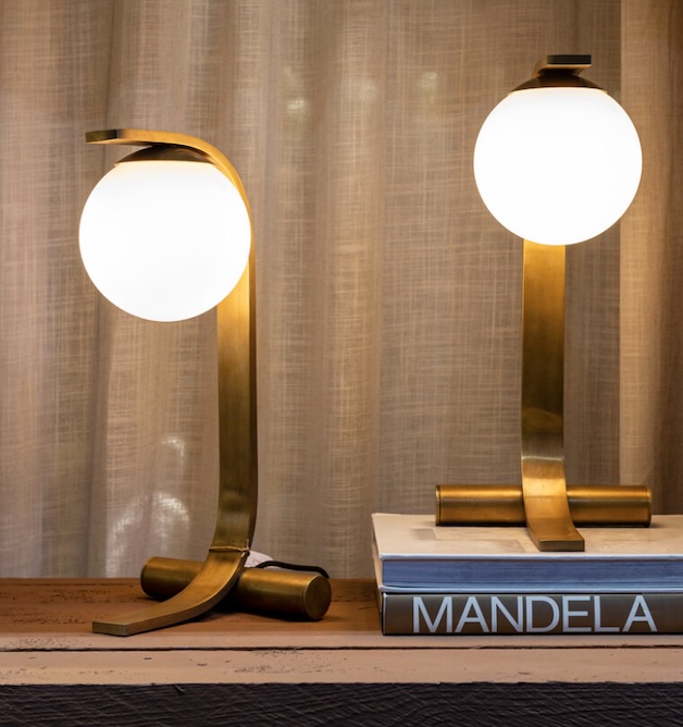 Lampe cuivre à poser 1