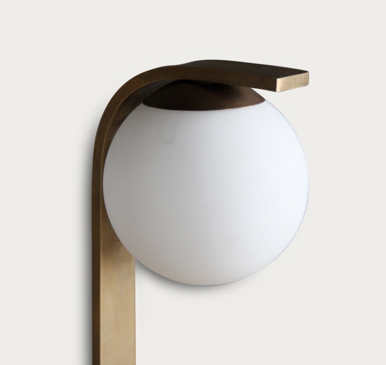 Lampe cuivre à poser 2