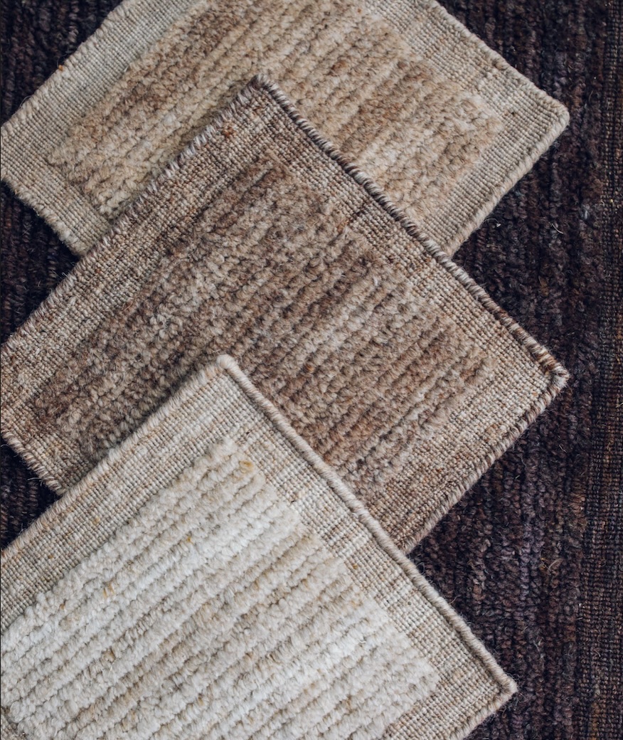 Tapis en laine uni 4