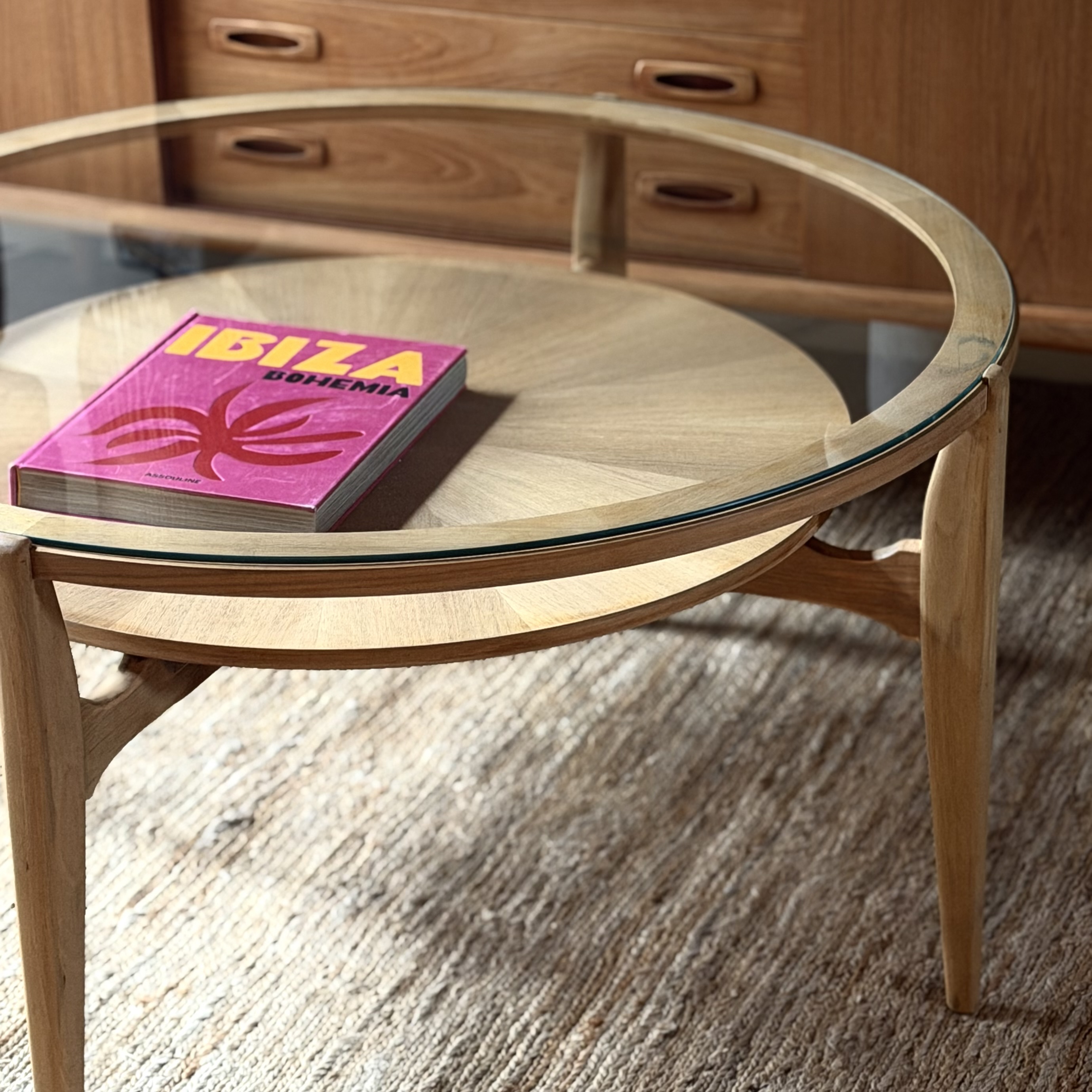 Table basse bois/verre - Pièce Unique 1