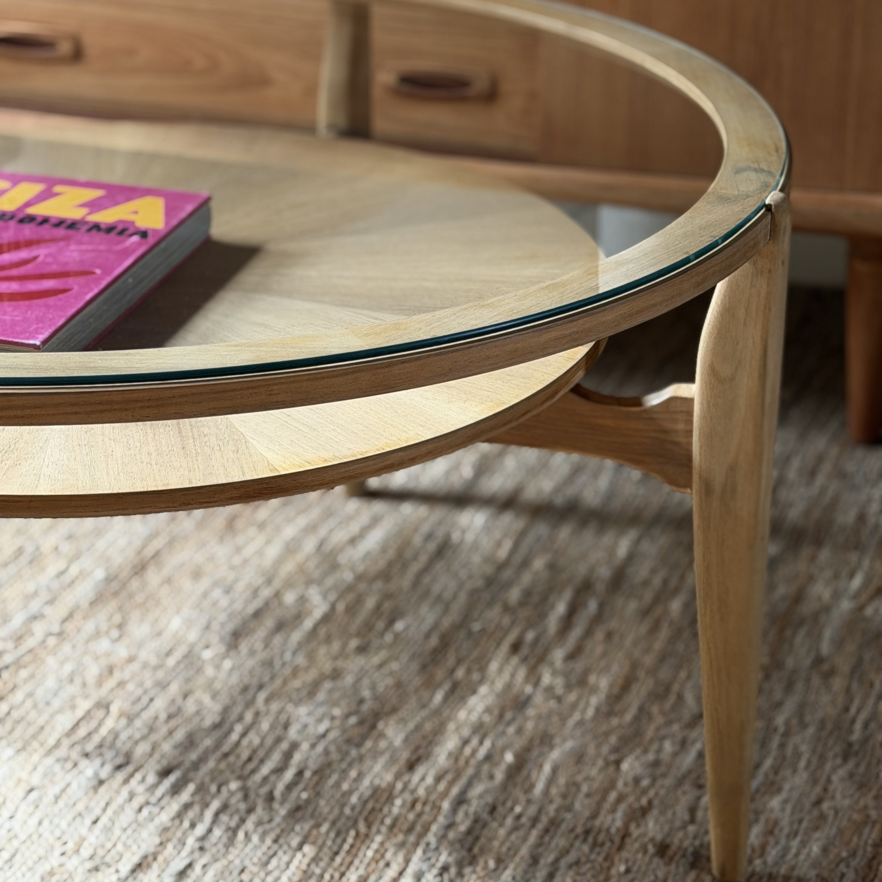 Table basse bois/verre - Pièce Unique 2