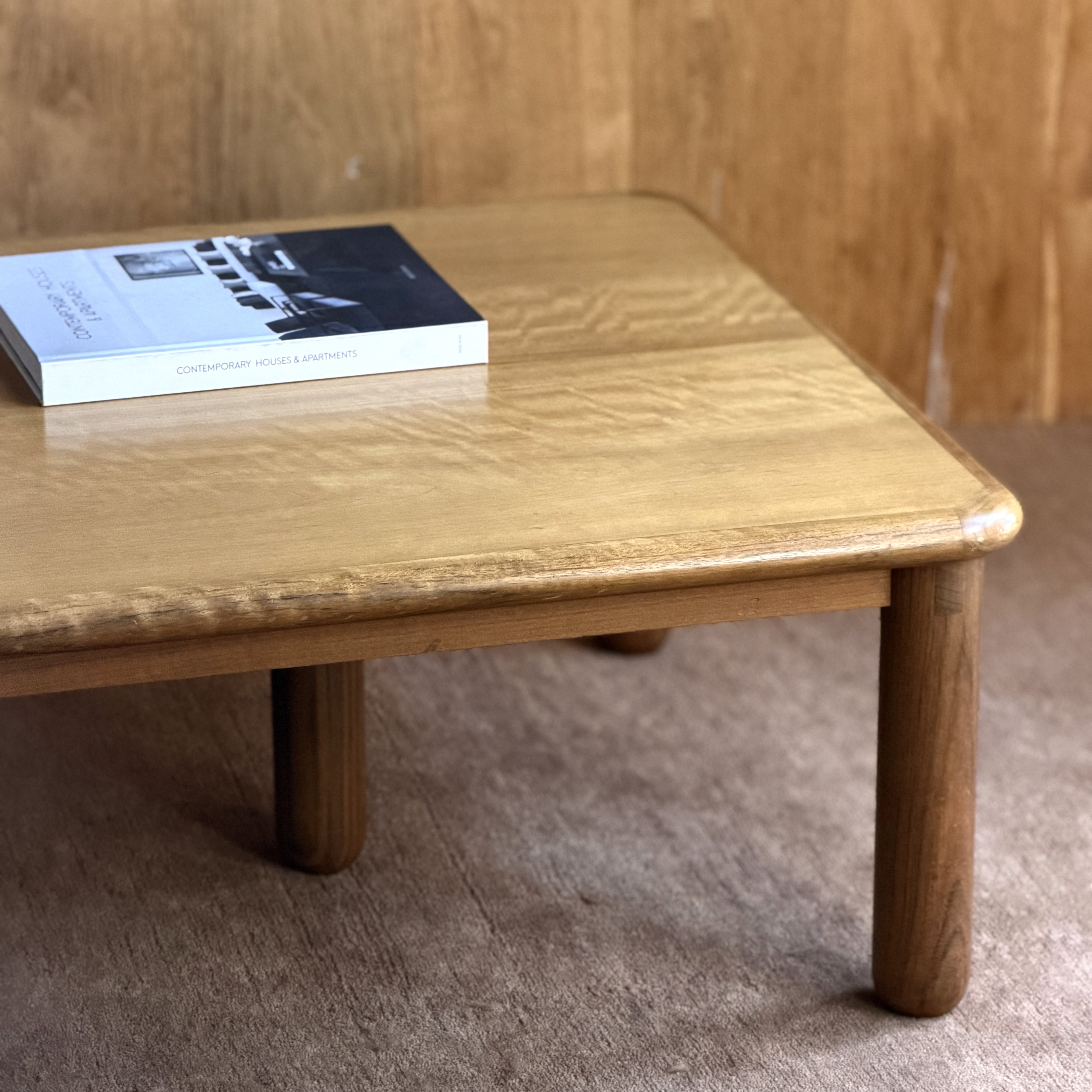 Table basse ronce de noyer - Pièce Unique 4