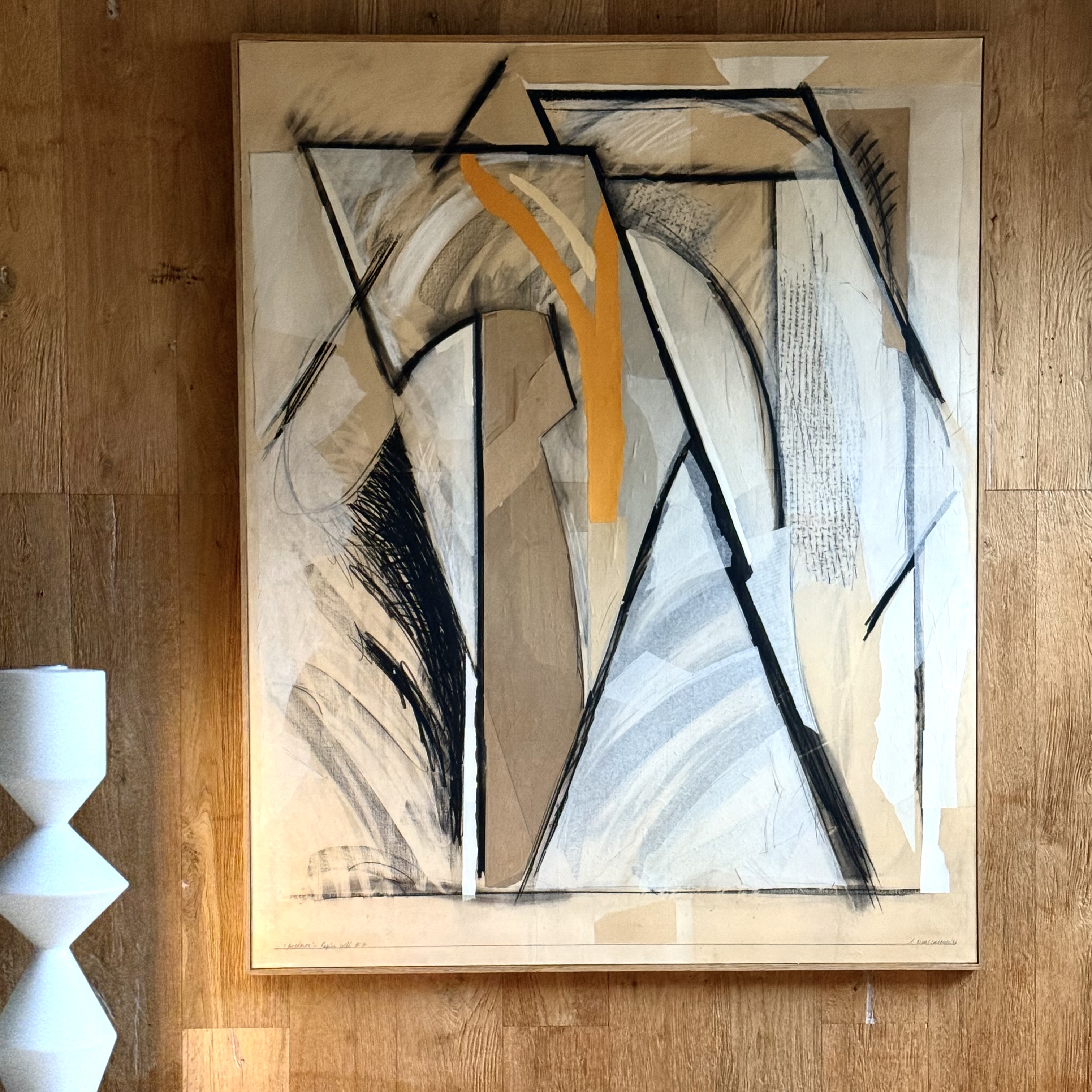 Tableau Papier Collé - Pièce Unique 1