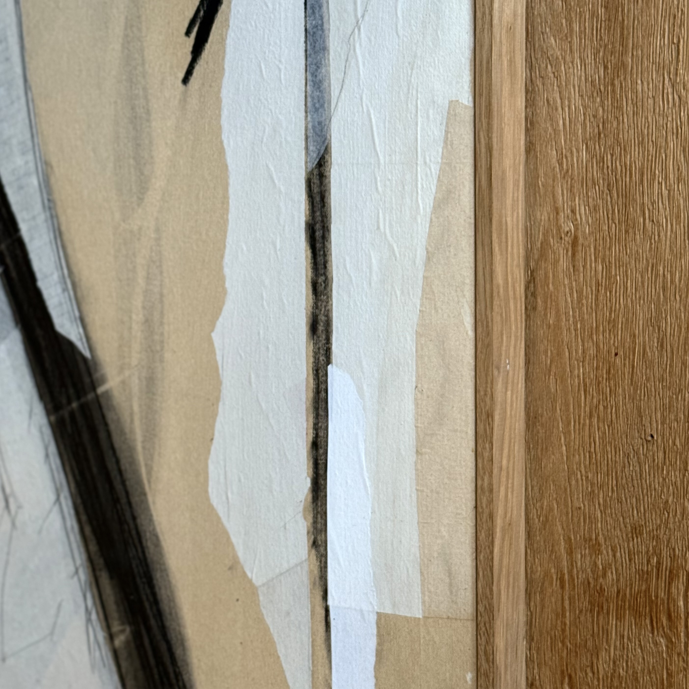 Tableau Papier Collé - Pièce Unique 2