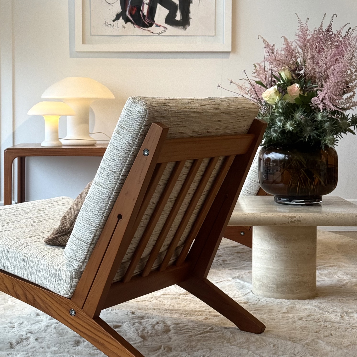 Paire de fauteuils Hans J. Wegner - Pièce Unique...