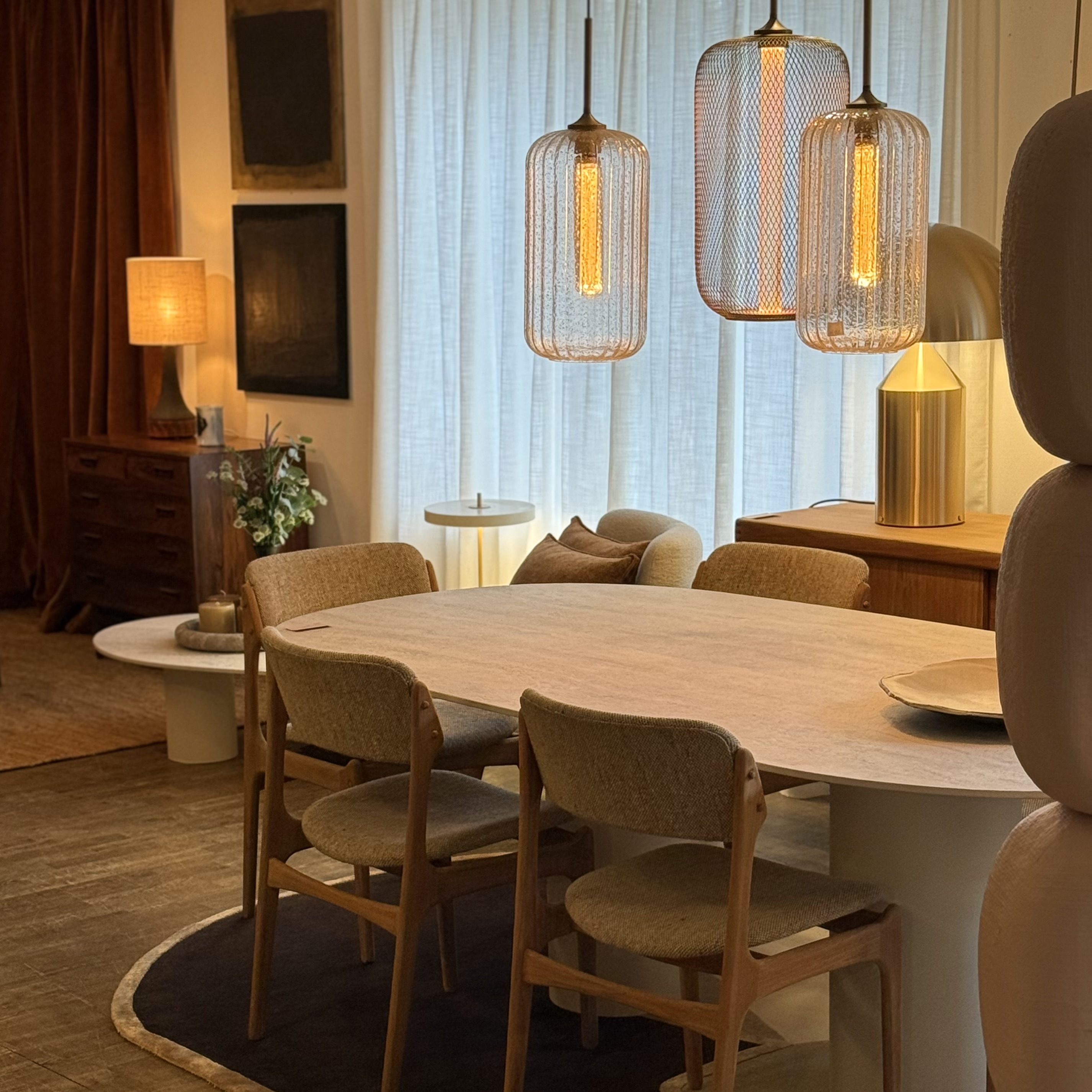 Suspensions en verre ou quadrillées 1