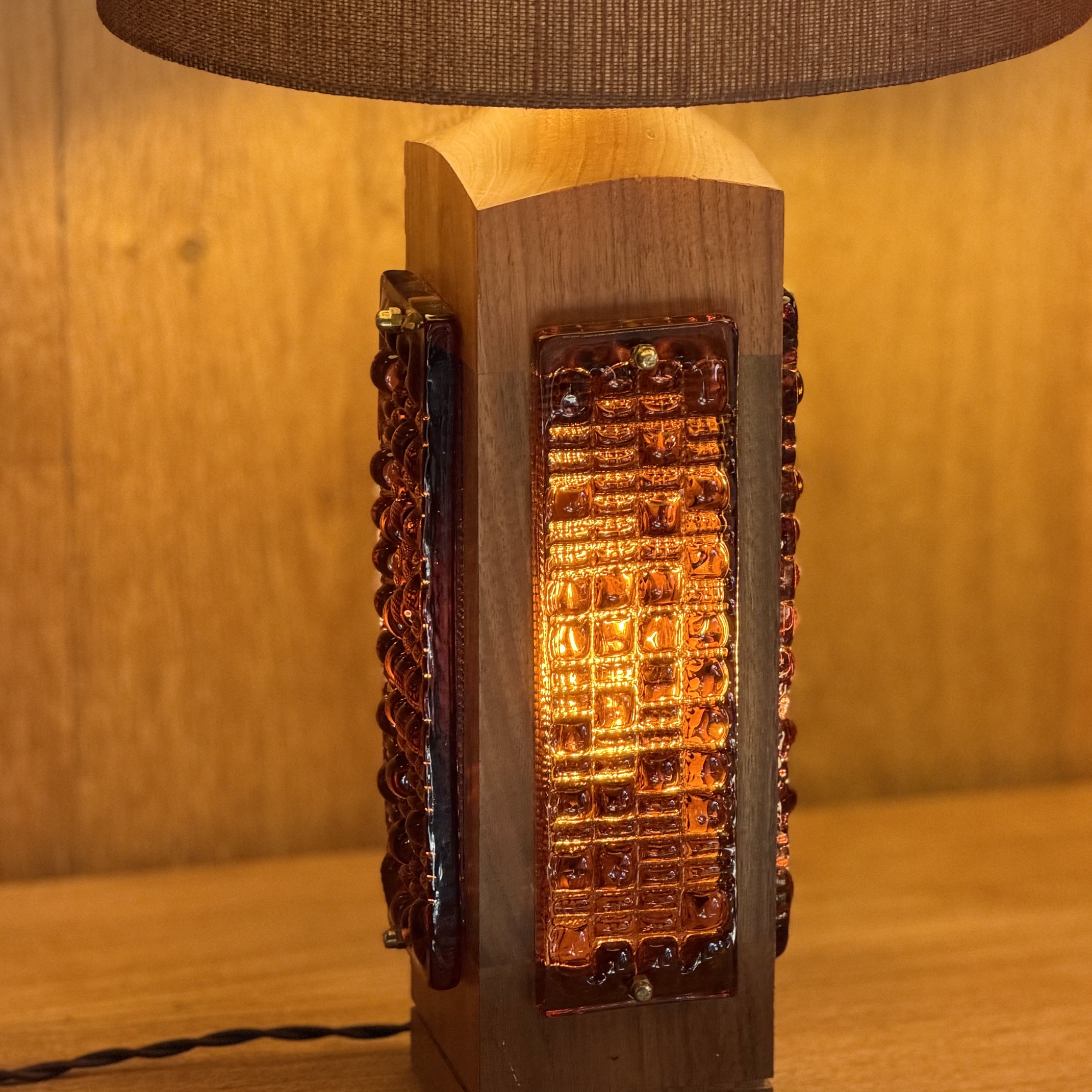 Paire de lampes à carreaux - Pièce Unique 4
