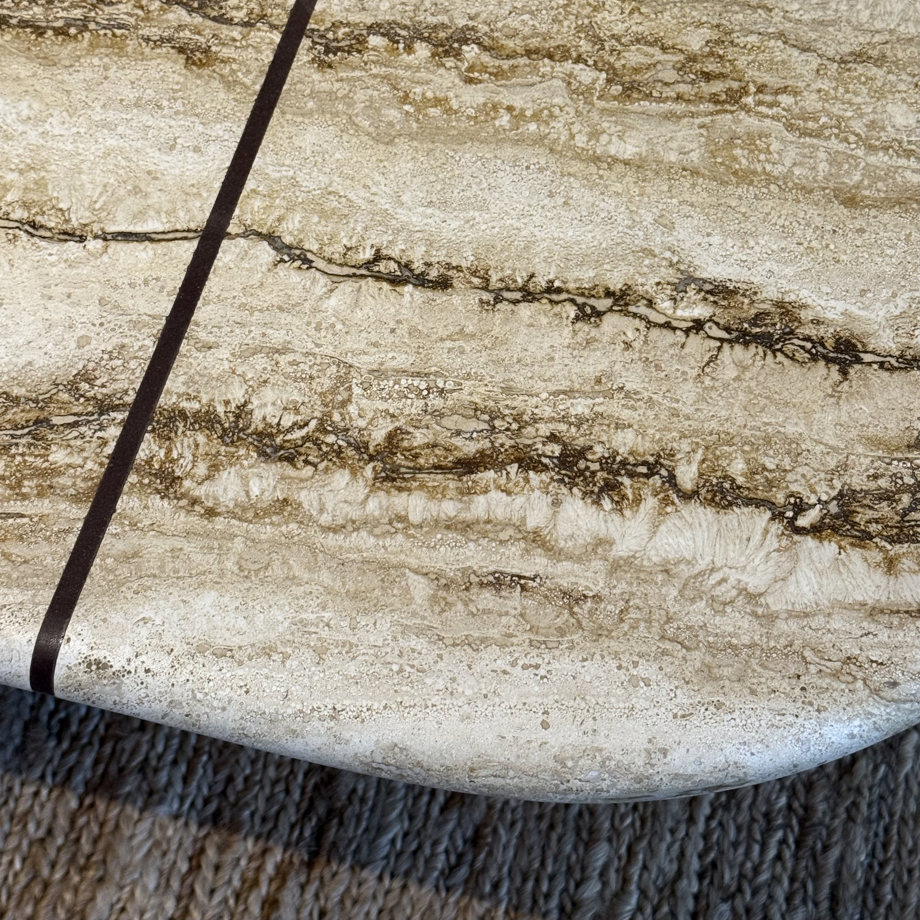 Table basse bois/marbre 4