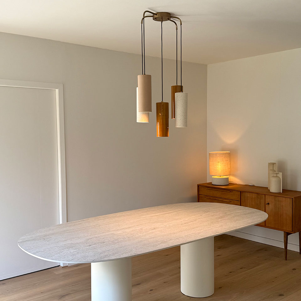 Lustre tubes céramiques 2