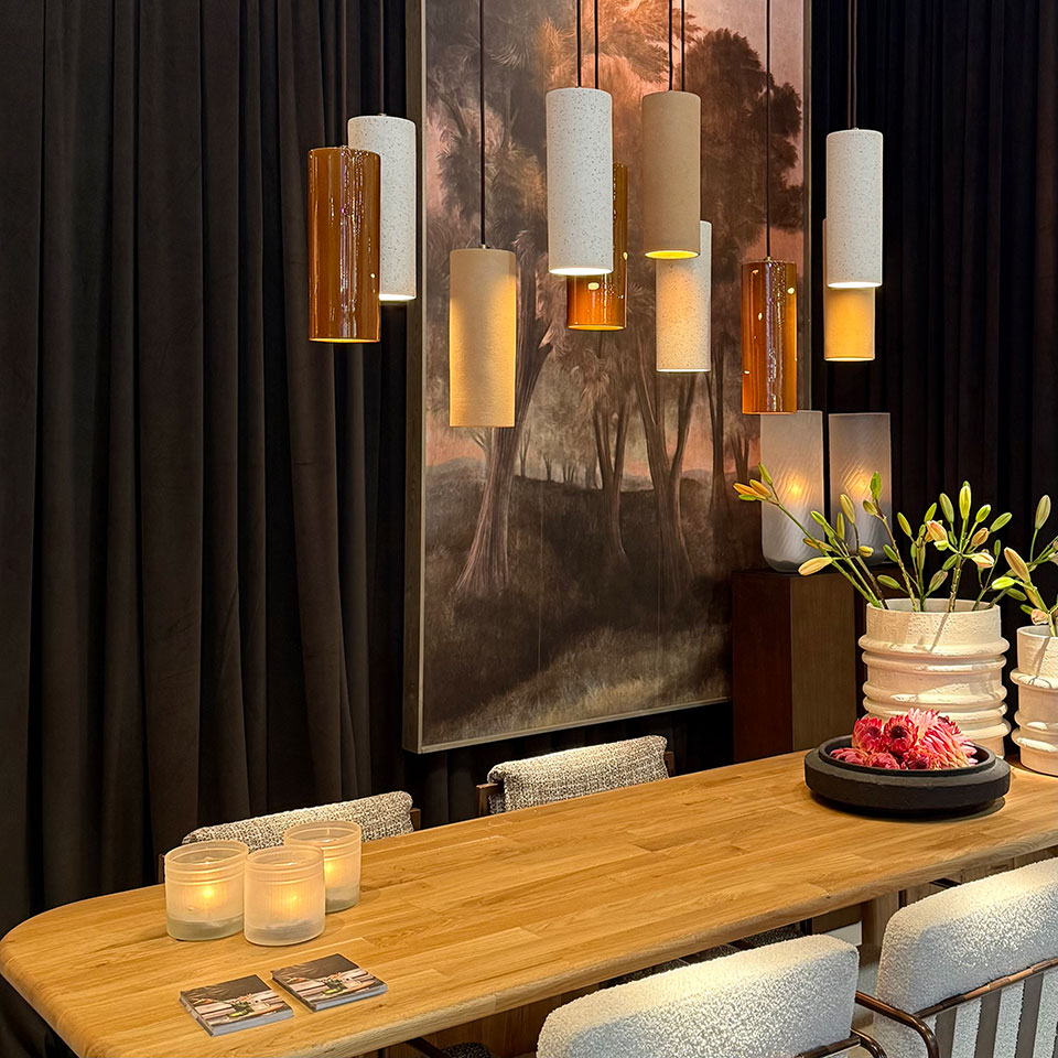 Lustre tubes céramiques 4