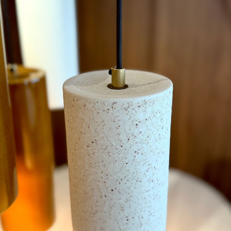 Lustre tubes céramiques 5