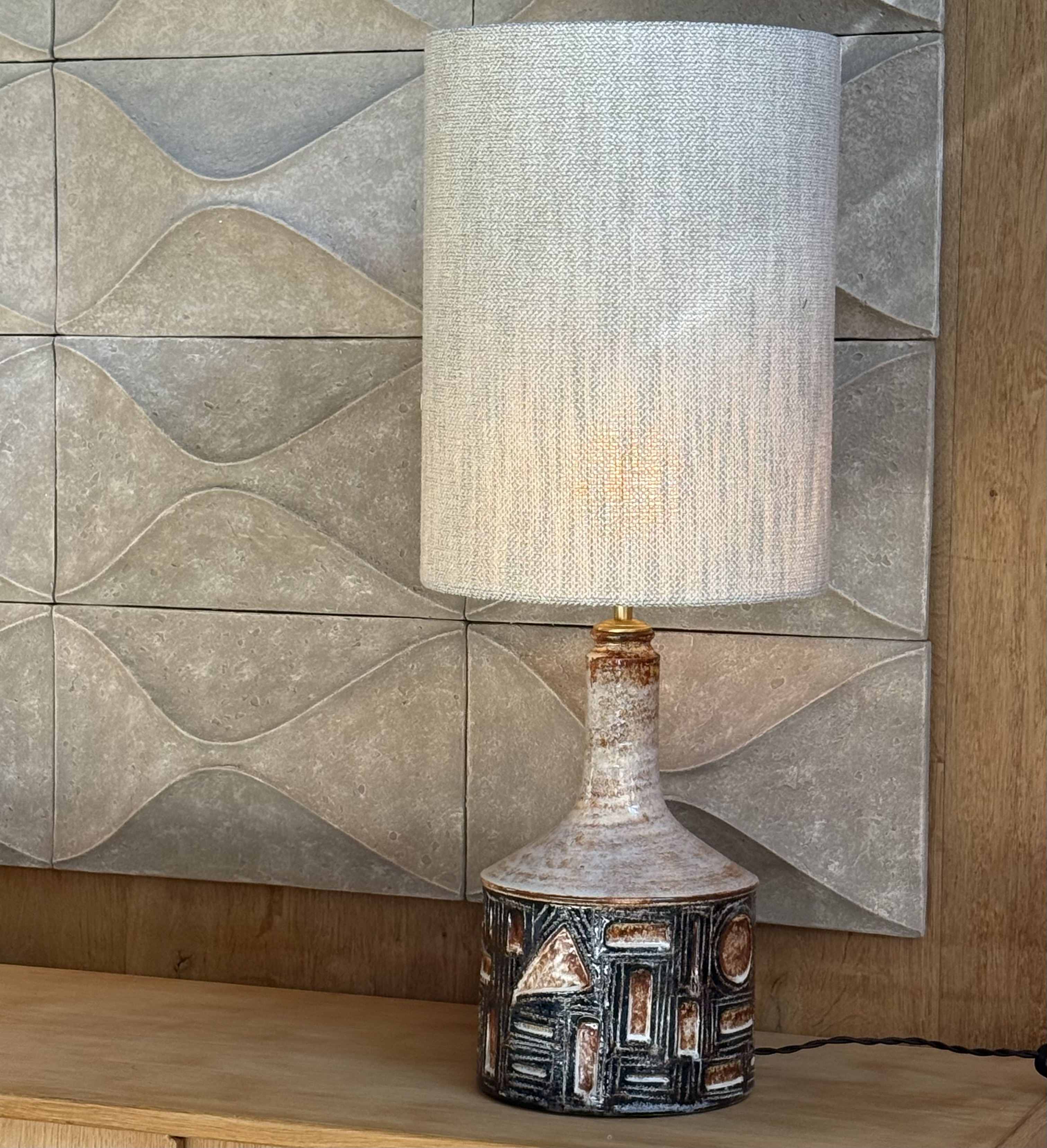 Lampe céramique terracotta - Pièce Unique 3