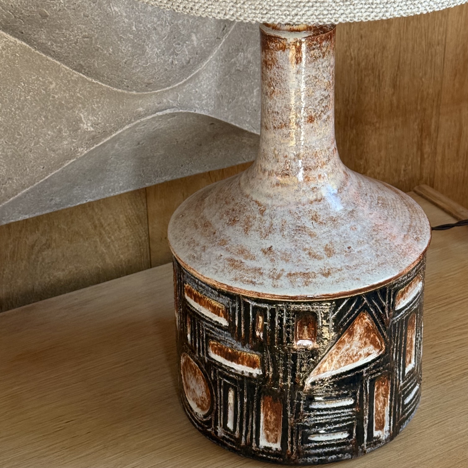 Lampe céramique terracotta - Pièce Unique 4