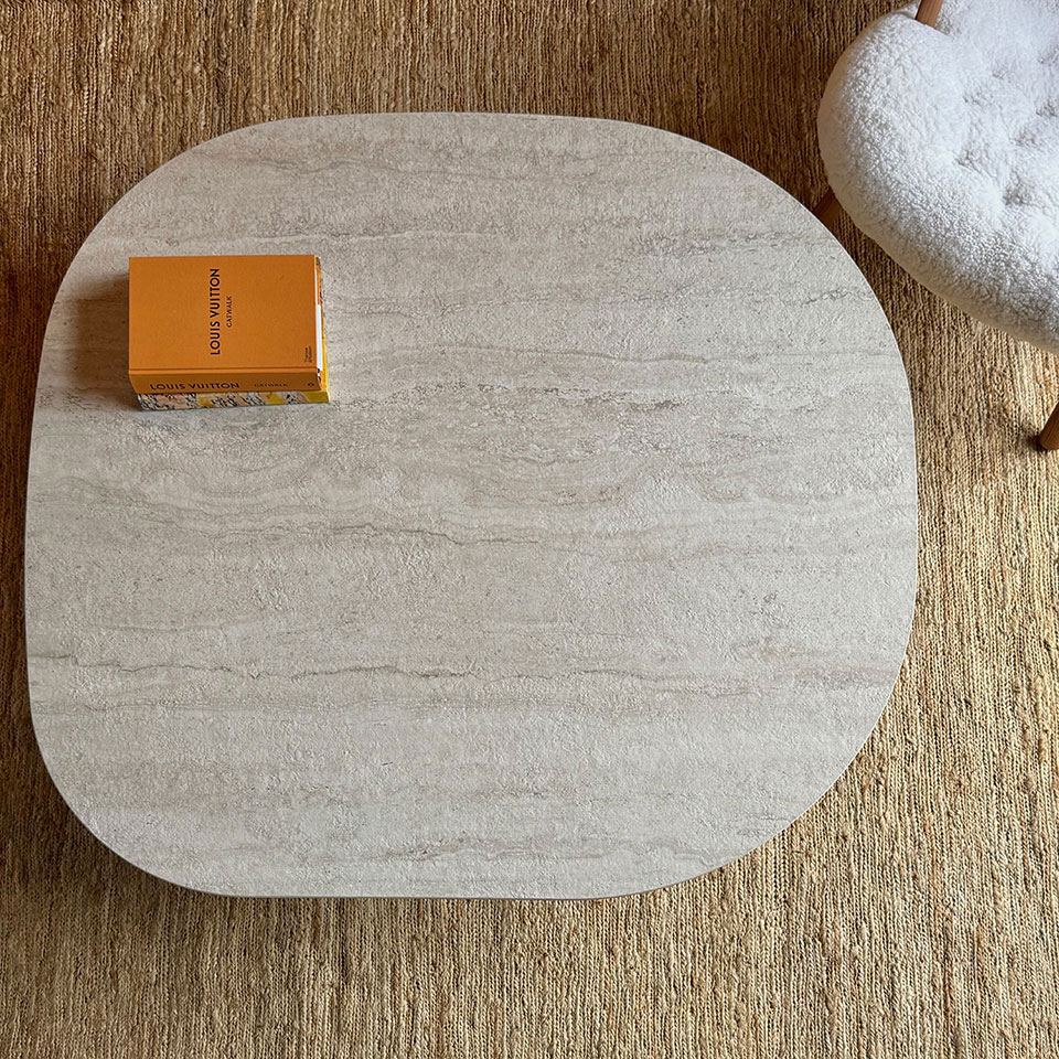 Table basse galet céramique 5