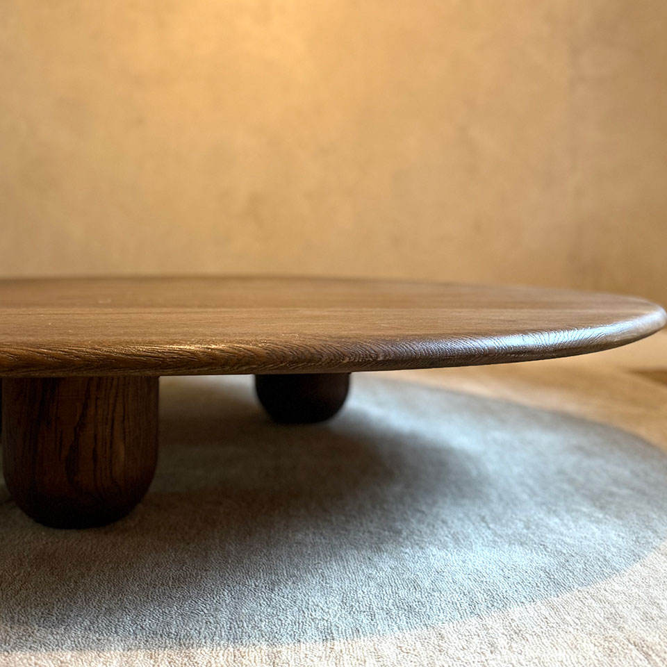Table basse en chêne 2